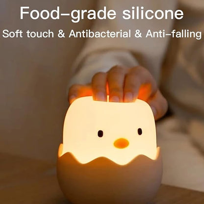 Veilleuse Enfant Tactile – Rechargeable, Gradation, Kawaii Silicone