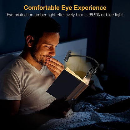 Lampe De Lecture 19 LED Rechargeable – Gradation Continue & 3 Couleurs